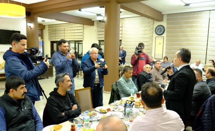 TOGÜ Rektörü Yılmaz, iftarda gazetecilerle bir araya geldi