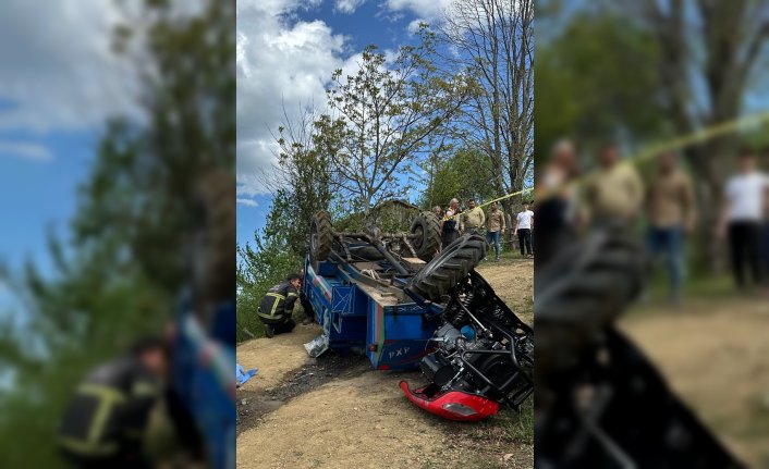 Ordu'da tarım aracının devrildiği kazada 1 kişi yaşamını yitirdi