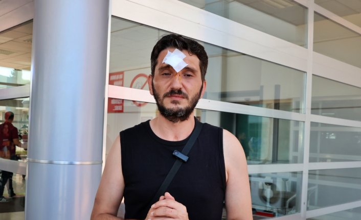 Kapağı açık rögara düşen görme engelli hamile kadın hastanede müşahede altında