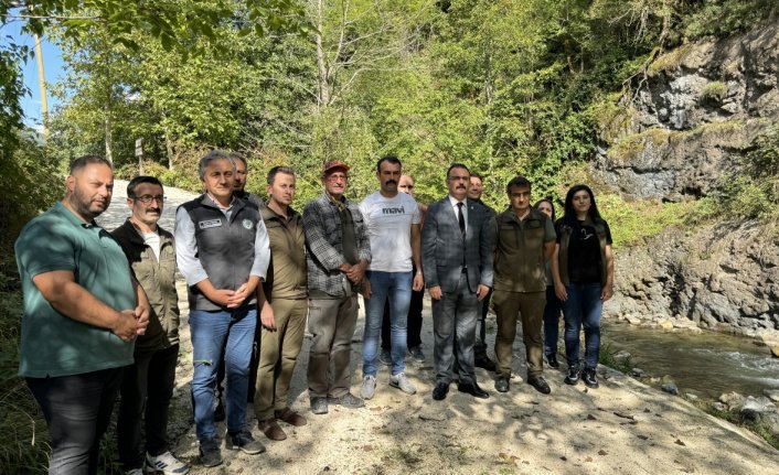 Artvin'de Hatila Vadisi Milli Parkı'ndaki dereye 4 bin alabalık yavrusu bırakıldı