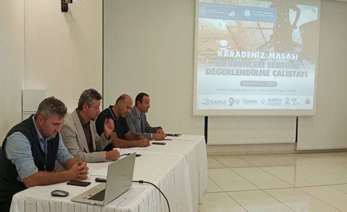 Karadeniz'deki su ürünlerinin geleceği Sinop'taki çalıştayda tartışıldı