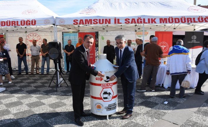 Samsun'da atık ilaçlar sağlığa ve çevreye zarar vermemesi için toplandı