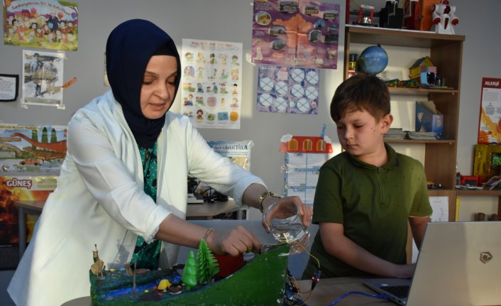 Akçaabat Bilim ve Sanat Merkezinde hazırlanan heyelan öncesi vatandaşları uyaracak proje geliştirilecek