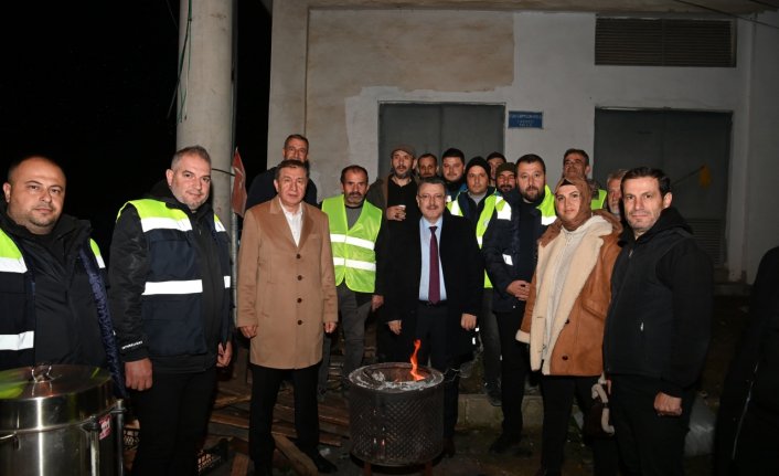 Trabzon Büyükşehir Belediye Başkanı Genç, Yıldızlı'daki içme suyu hattı çalışmalarını inceledi