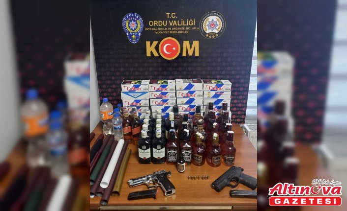 Ordu'da sahte içki operasyonunda gözaltına alınan 4 şüpheliden biri tutuklandı