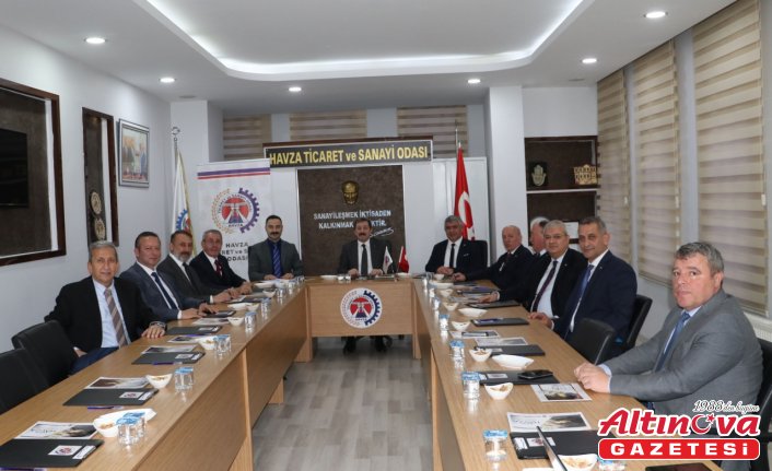 Samsun Oda ve Borsalar Yönetim Kurulu Başkanları Müşterek Toplantısı Havza'da yapıldı