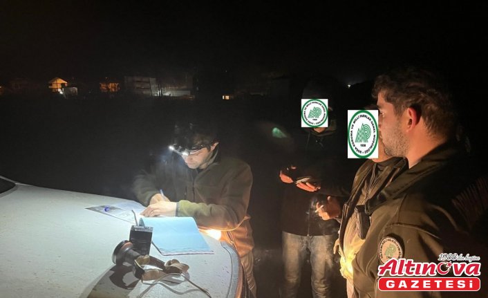 Sinop'ta yasa dışı kara avcılığı yapan 7 kişiye para cezası uygulandı