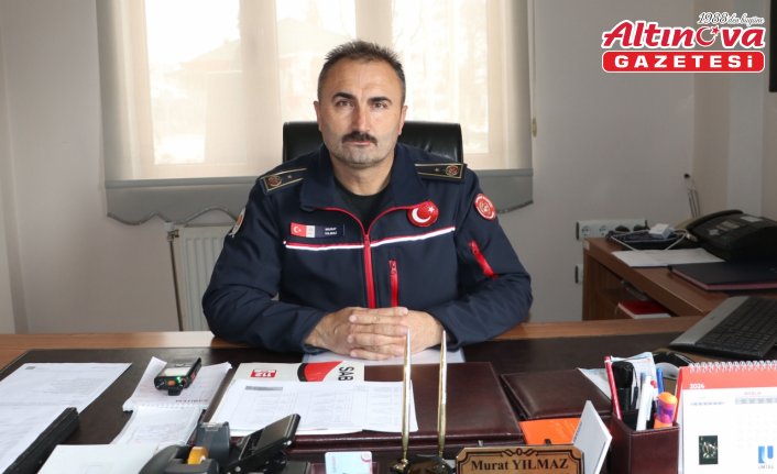Havza İtfaiye Bölge Grup Amirliği 2024 yılında 895 olaya müdahale etti
