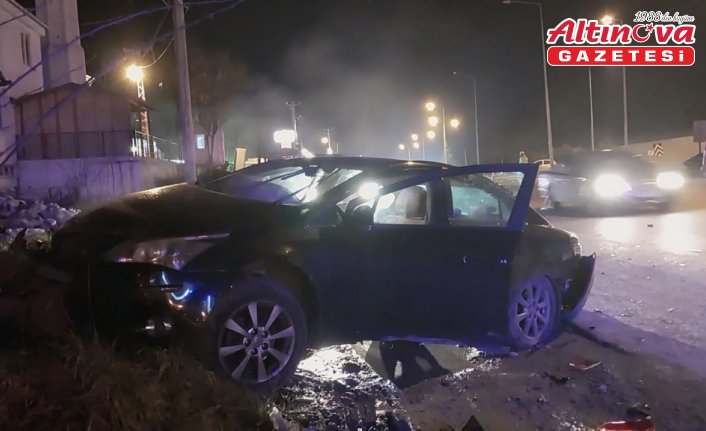 Samsun'da otomobil ile panelvanın çarpıştığı kazada 7 kişi yaralandı