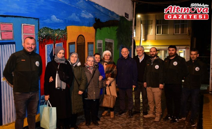 Terme Kent Konseyi görüntü kirliliği oluşturan duvarları resimle güzelleştiriyor