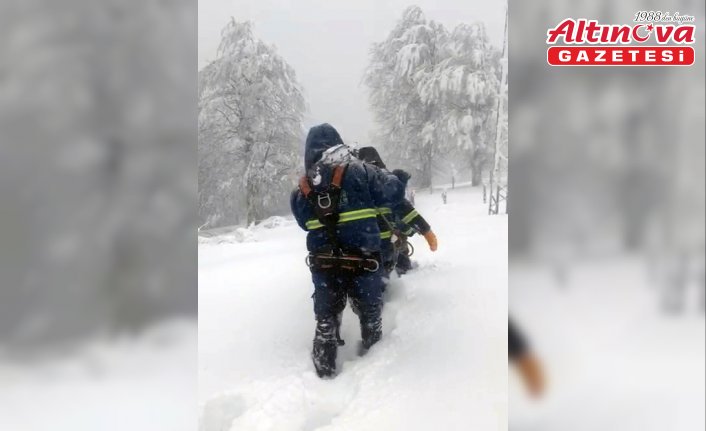 Tokat'ta enerji timlerinin mesaisi yoğun kara rağmen devam ediyor
