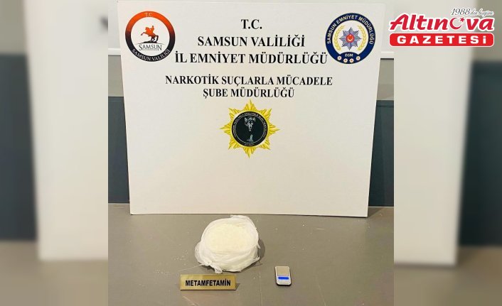 Samsun'da koltuğa saklanan sentetik uyuşturucu narkotik köpek “Tony“den kaçmadı