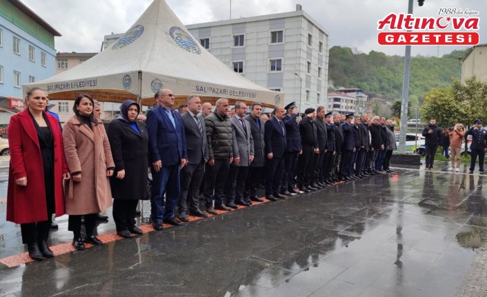 Samsun'un ilçelerinde Türk Polis Teşkilatının 180. kuruluş yıl dönümü kutlandı