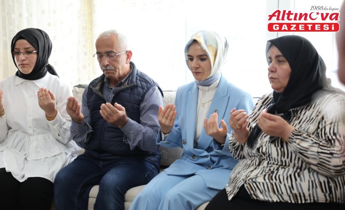 Aile ve Sosyal Hizmetler Bakanı Göktaş, Samsun'da şehit ailesini ziyaret etti