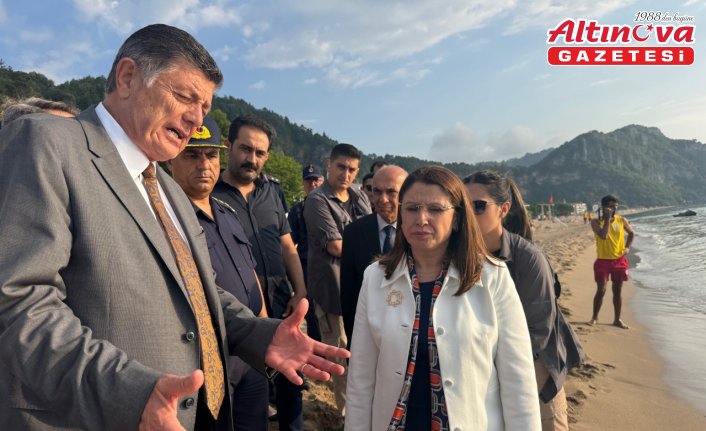 Bartın Valisi Nurtaç Arslan'dan denizde oluşan kirliliğe ilişkin açıklama: