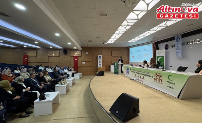 Çorum'da “Uyuşturucuyla Mücadelede Disiplinler Arası Yaklaşımlar“ paneli yapıldı