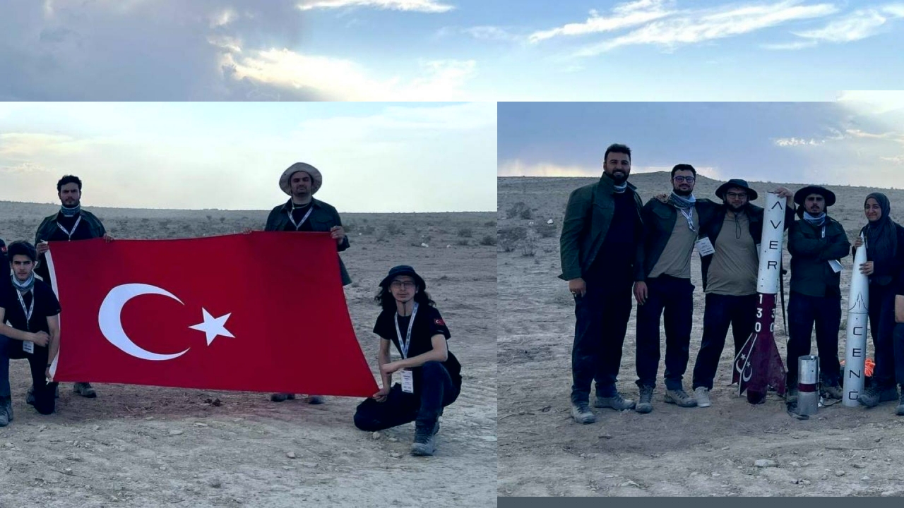 Karabük Üniversitesi öğrencisinin danışmanlığındaki roket takımı ABD'de üçüncülük kazandı