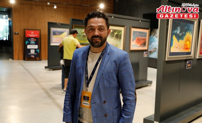 Samsun Kültür Yolu Festivali'nde “Kainat Ayetlerinin Sanatla Tefsiri“ sergisi düzenlendi