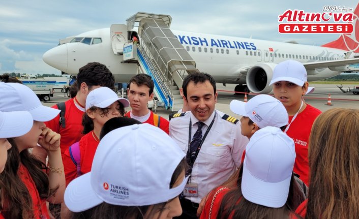 Samsun'da “Kuzeyin Çocukları Semalarda“ projesiyle öğrenciler havacılığı yakından tanıdı