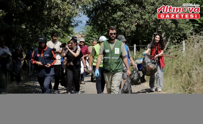 Samsun'da ormanlık alanlarda yangın riskine karşı doğa temizliği yapıldı