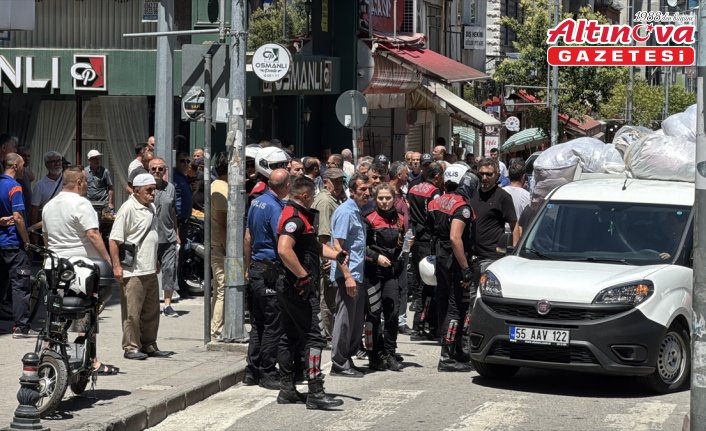 Samsun'da polise mukavemette bulundukları iddiasıyla 5 kişi gözaltına alındı