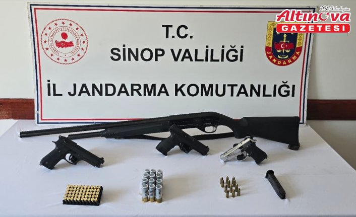 Sinop'ta düğünde havaya ateş ettikleri anları sosyal medyada paylaşan 2 kişi yakalandı