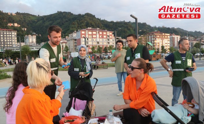 Rize'de "Yeşilay'dan size mesaj var" etkinliği düzenlendi