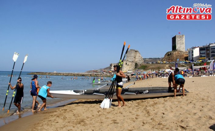 Sinop'ta düzenlenen Deniz Küreği Türkiye Şampiyonası Sahil Sürat Yarışları sona erdi