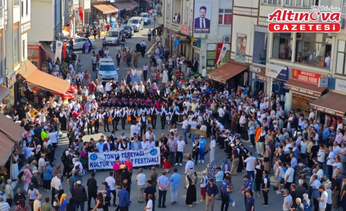 Trabzon'da "22. Tonya Tereyağı Kültür ve Sanat Festivali" başladı