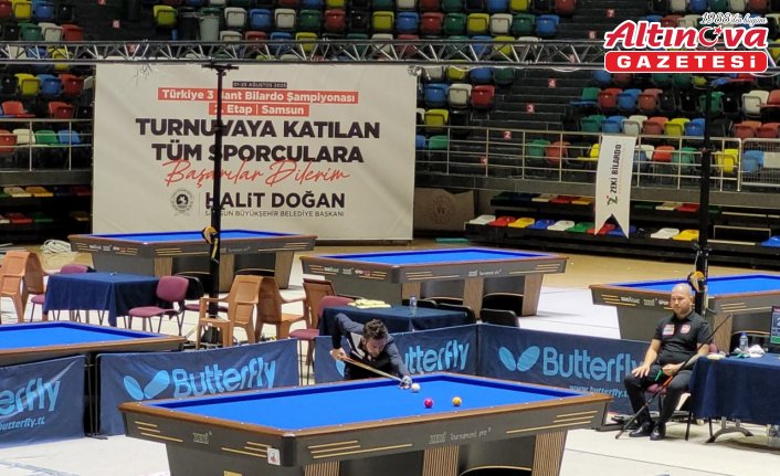 Türkiye 3 Bant Bilardo Şampiyonası 2. Etap A Kategorisi Samsun’da tamamlandı