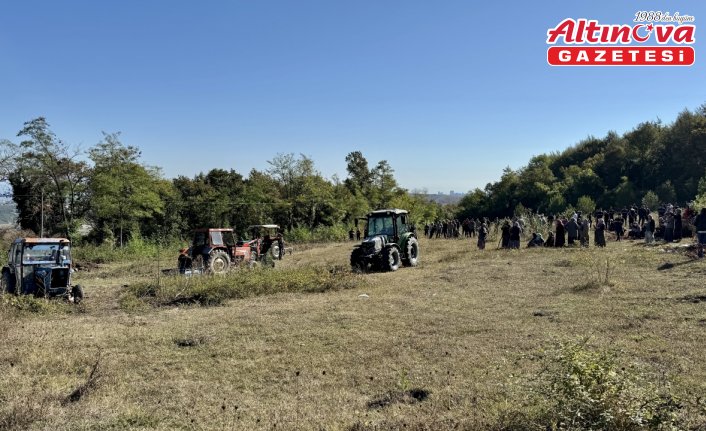 Samsun'da hayvan barınağına karşı çıkan mahalle sakinleri eylem yaptı