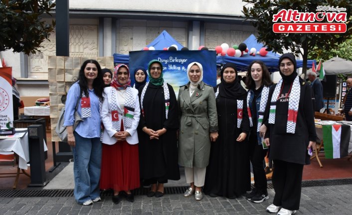 Trabzon'da, “Hür ve Bağımsız Filistin İçin Yürüyoruz“ etkinliği yapıldı