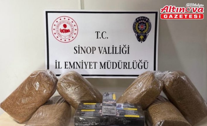Erfelek'te kaçak tütün operasyonunda 1 kişi yakalandı