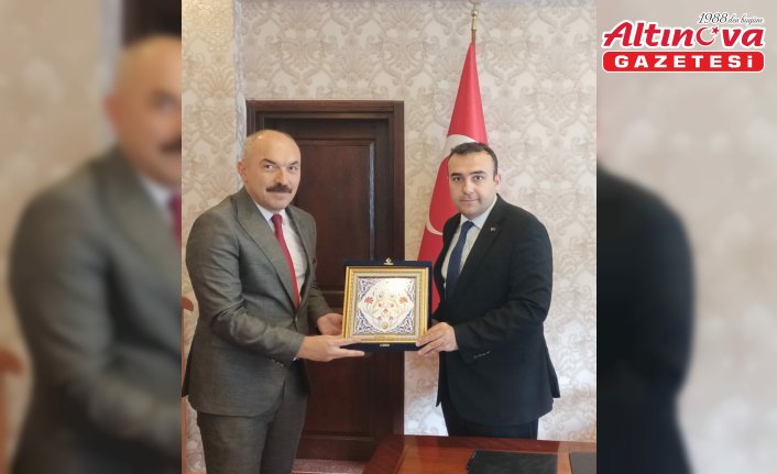 Sinop Orman Bölge Müdürü Kelelioğlu'ndan Kaymakam Doğancı'ya ziyaret