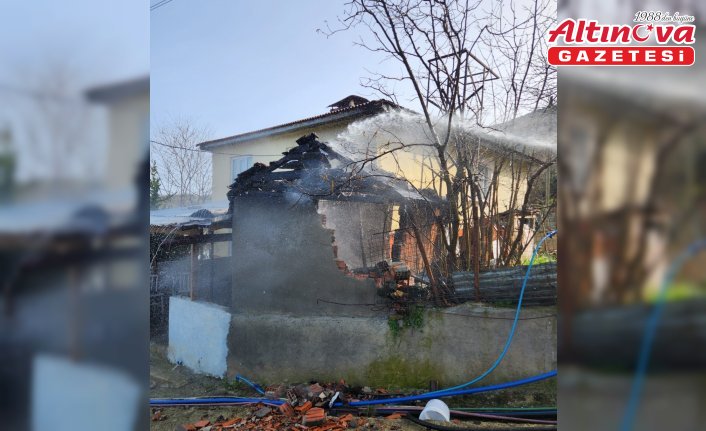 Sinop'un Gerze ilçesinde odunlukta çıkan yangın söndürüldü