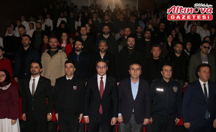 Asarcık'ta İstiklal Marşı'nın kabulünün yıl dönümü kutlandı