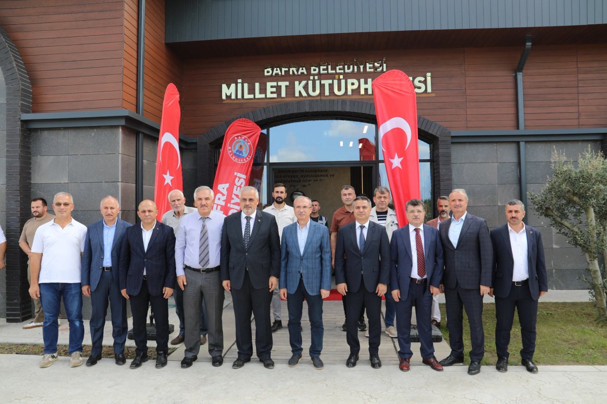 Bafra’ya Yeni Yaşam ve Eğitim Alanı: Millet Kütüphanesi Hizmete Açıldı