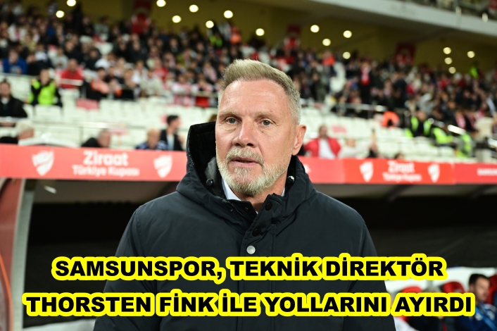 Samsunspor, teknik direktör Thorsten Fink ile yollarını ayırdı
