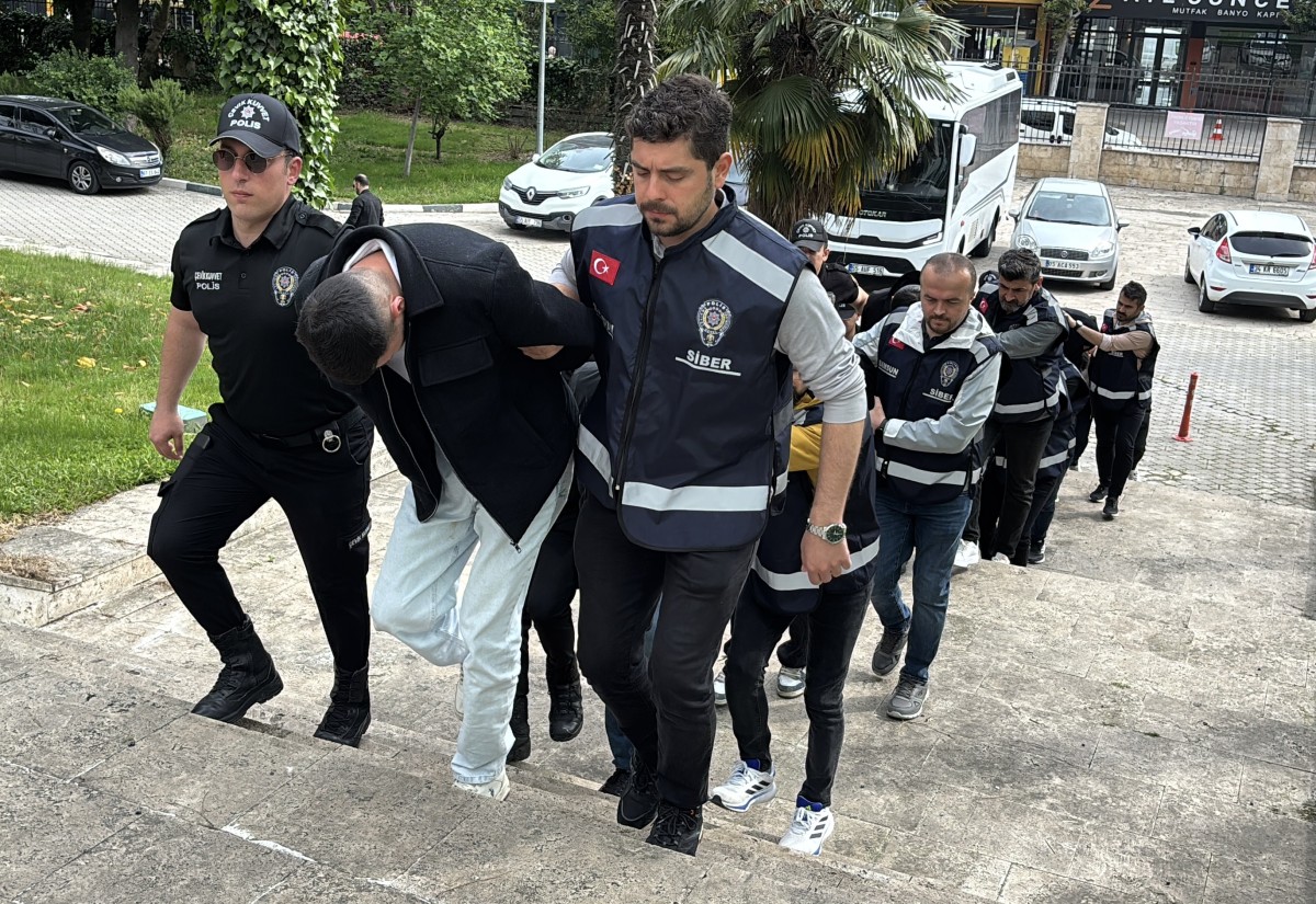 Samsun'da yasa dışı bahis operasyonunda 9 zanlı yakalandı