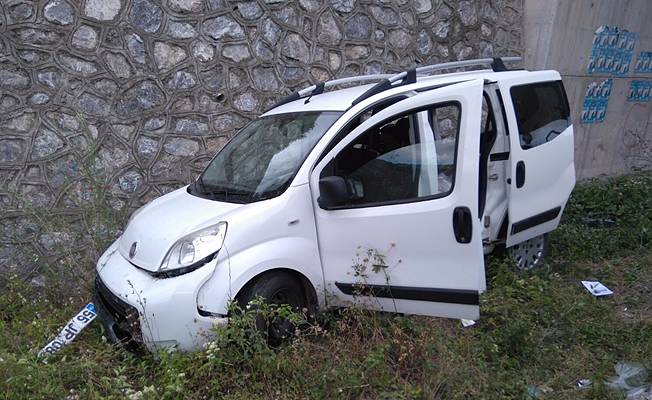 Bafra'da Trafik Kazası 1 yaralı