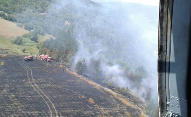 Karabük'te yangın