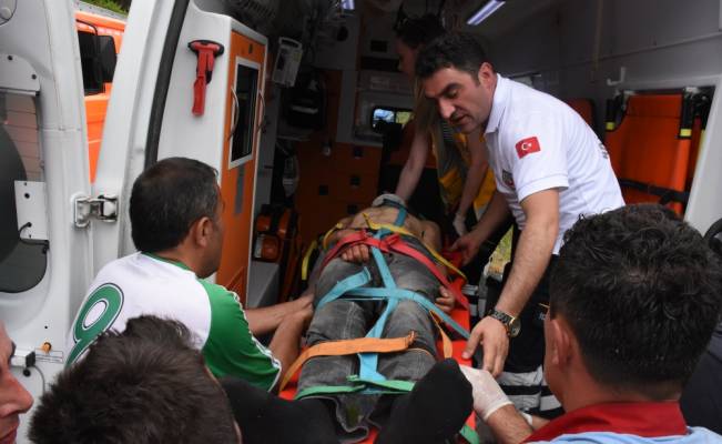 Kozlu'da trafik kazası: 2 yaralı