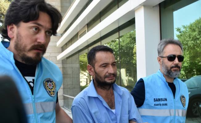 Samsun'daki baltalı saldırgan adliyeye sevk edildi