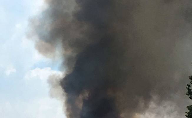 Tokat'ta çatı yangını