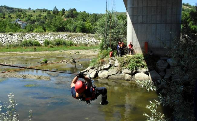 Zonguldak'ta arama kurtarma tatbikatı