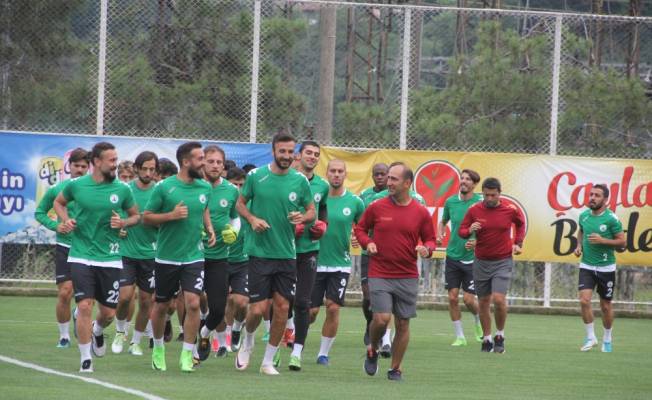 Giresunspor'da Boluspor maçı hazırlıkları başladı