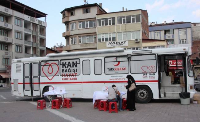 Havza'da kan bağışı