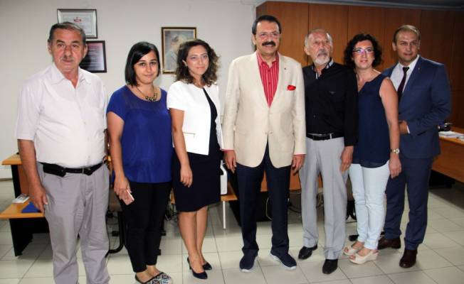 TOBB Başkanı Hisarcıklıoğlu Sinop TSO'yu ziyaret etti