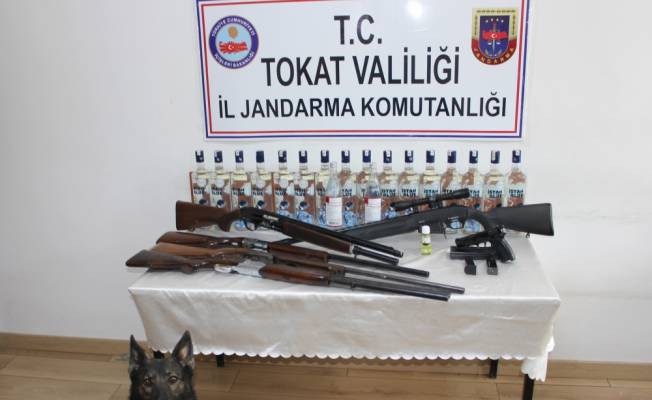 Tokat'ta kaçak içki operasyonu