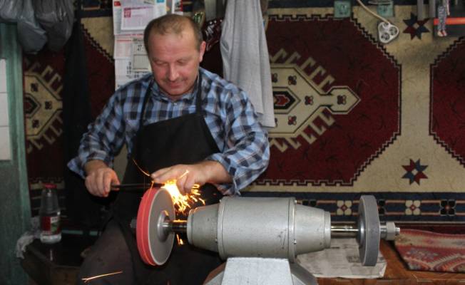 Tosya'da bıçakçılarda bayram yoğunluğu